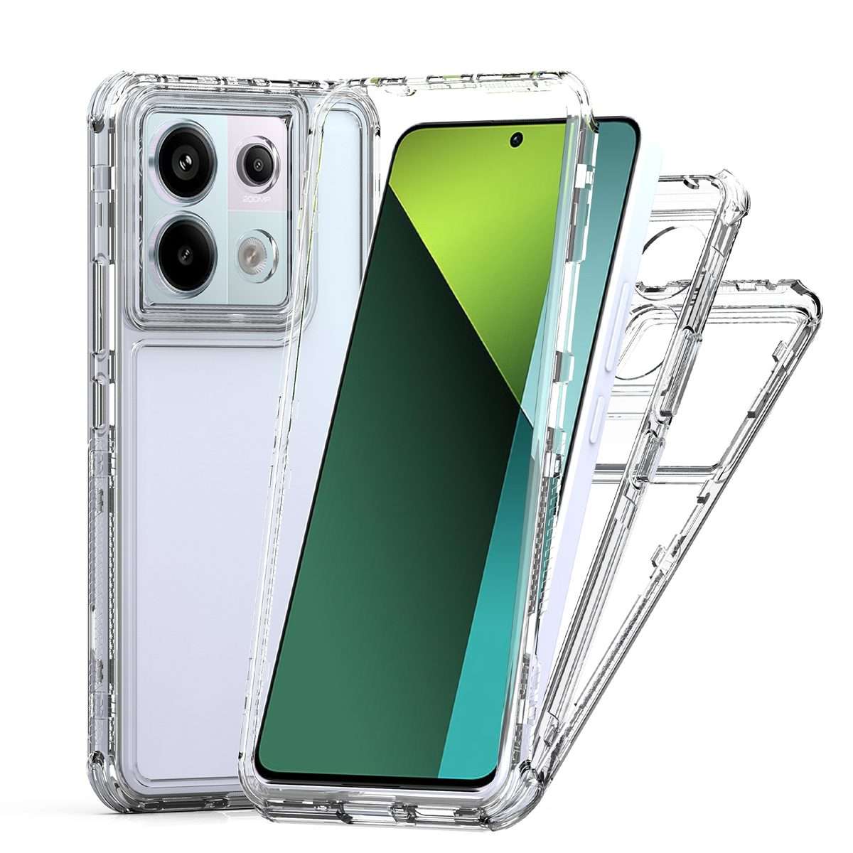 For Redmi Note 13 Pro 5G Acrylic Transparent Phone Case