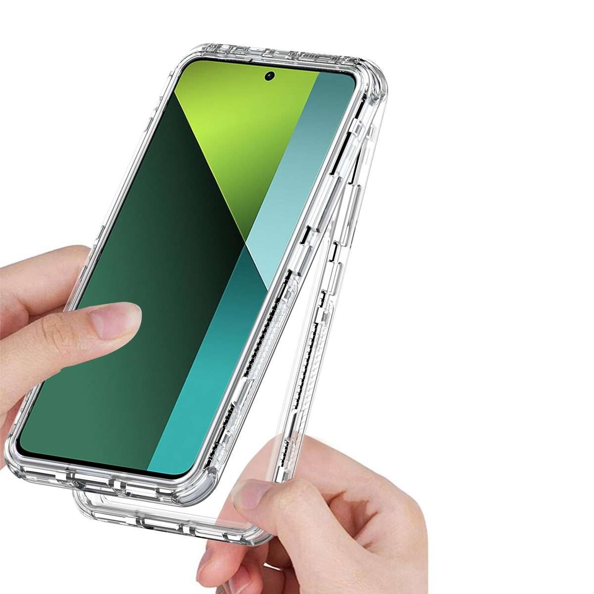For Redmi Note 13 Pro 5G Acrylic Transparent Phone Case