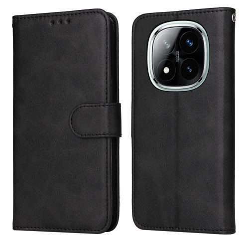 For Redmi Note 14 Pro 5G / Note 14 Pro+ 5G Classic Calf Texture Flip Leather Phone Case(Black)