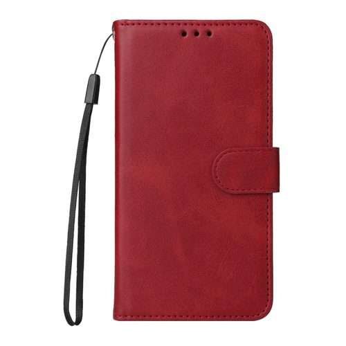 For Redmi Note 14 Pro 5G / Note 14 Pro+ 5G Classic Calf Texture Flip Leather Phone Case(Red)