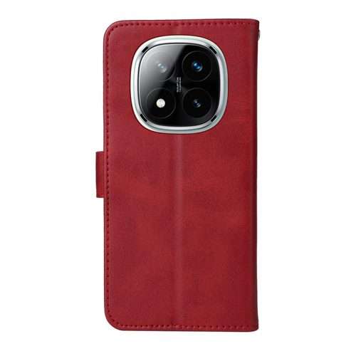 For Redmi Note 14 Pro 5G / Note 14 Pro+ 5G Classic Calf Texture Flip Leather Phone Case(Red)
