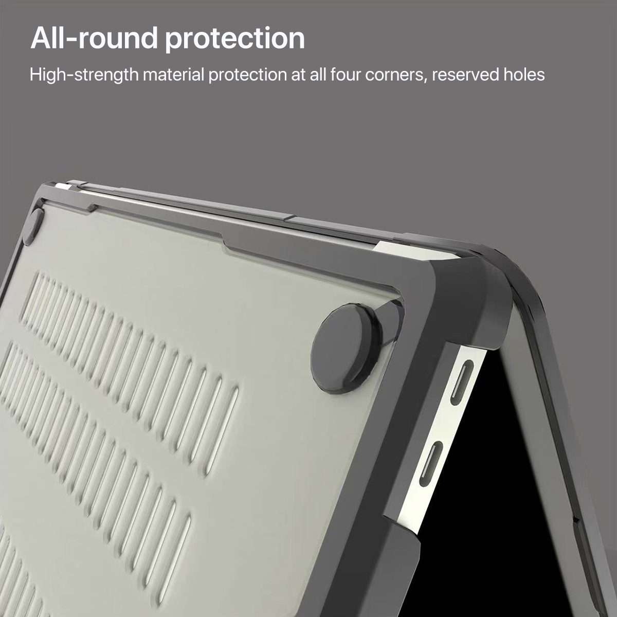 For MacBook Pro 13.3 inch A1708 Laptop TPU Hybrid PC Protective Case