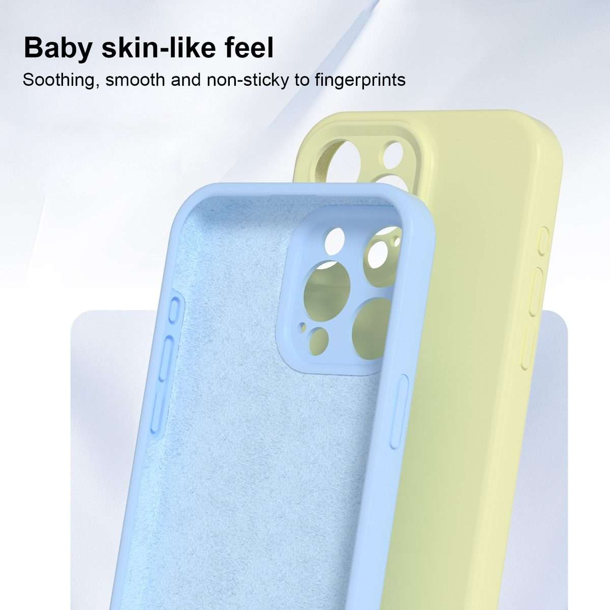 For iPhone 11 Pro Precise Hole Liquid Silicone Jelly Color Full Coverage Phone Case(Black)