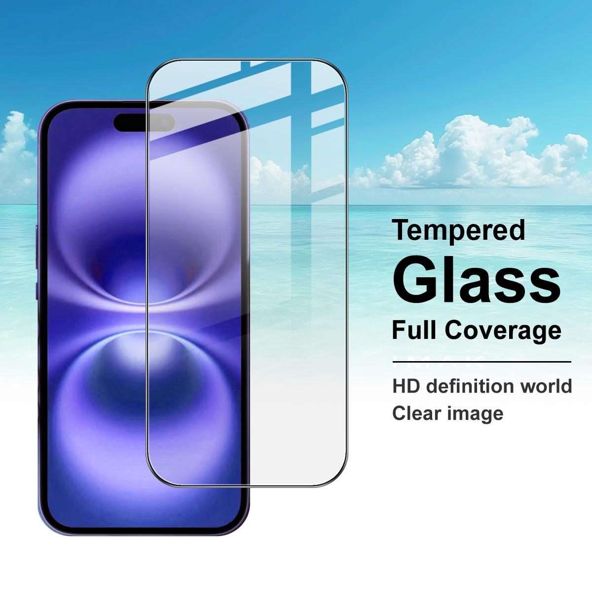 For iPhone 17 Pro Max imak 9H Surface Hardness Full Screen Tempered Glass Film Pro+ Series