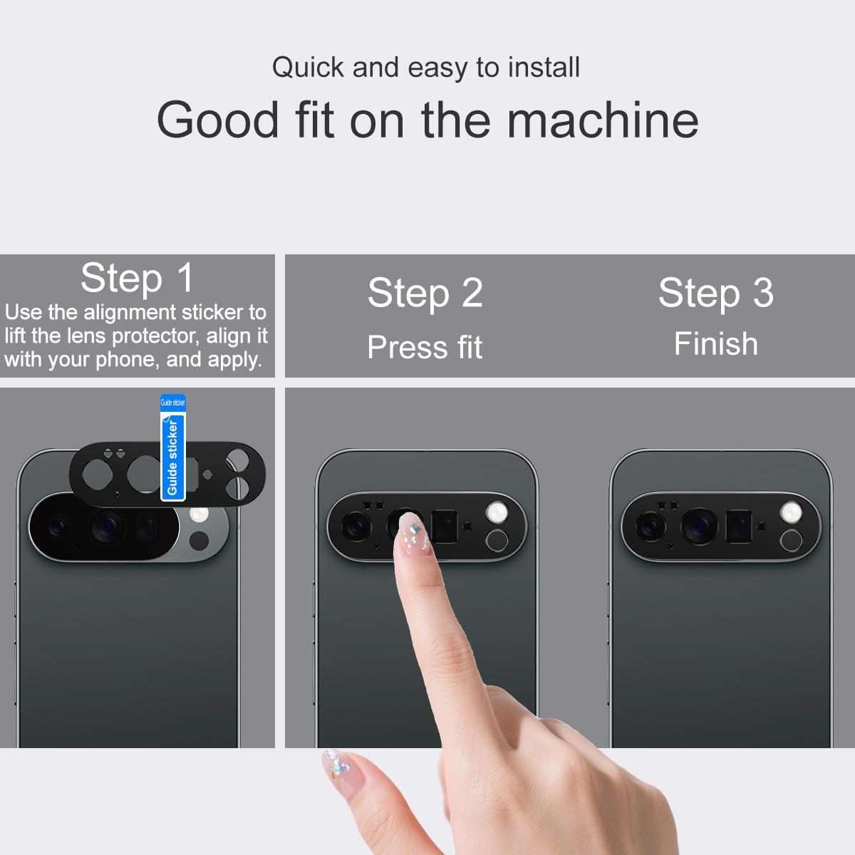 For Google Pixel 10 Pro IMAK Metal Camera Lens Protector Cover