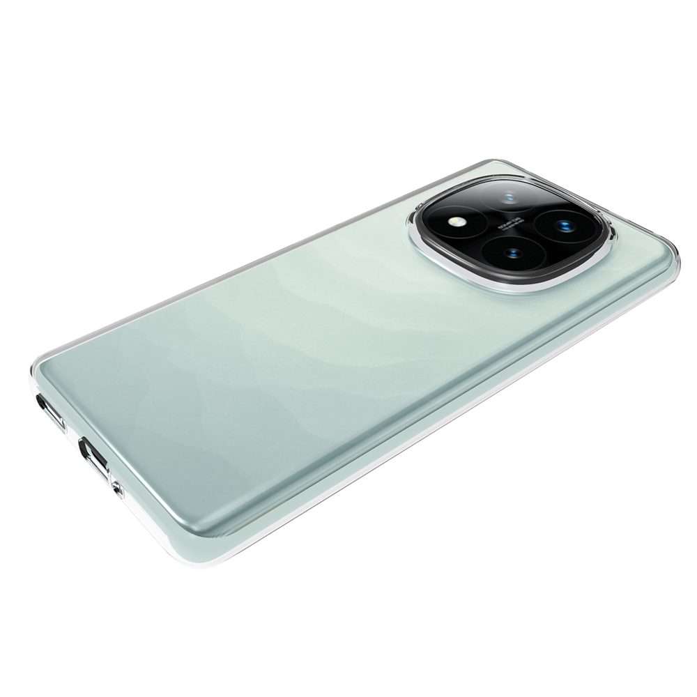For Redmi Note 14 Pro+ 5G Waterproof Texture TPU Phone Case(Transparent)