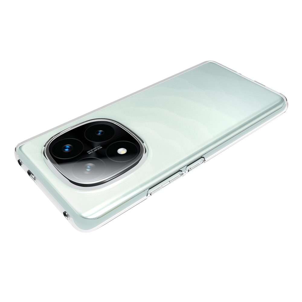 For Redmi Note 14 Pro+ 5G Waterproof Texture TPU Phone Case(Transparent)