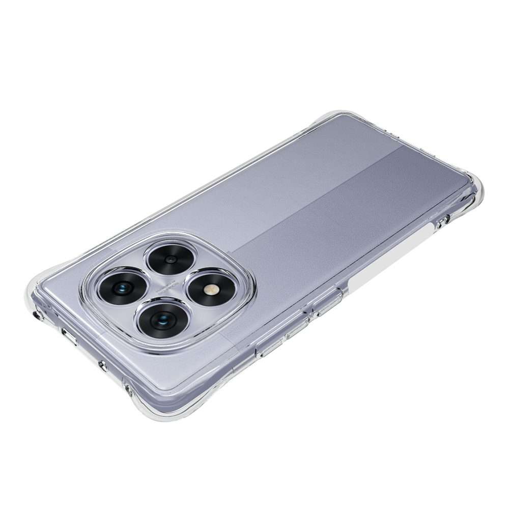 For Redmi Note 14 Pro 5G Shockproof Non-slip Thickening TPU Phone Case(Transparent)