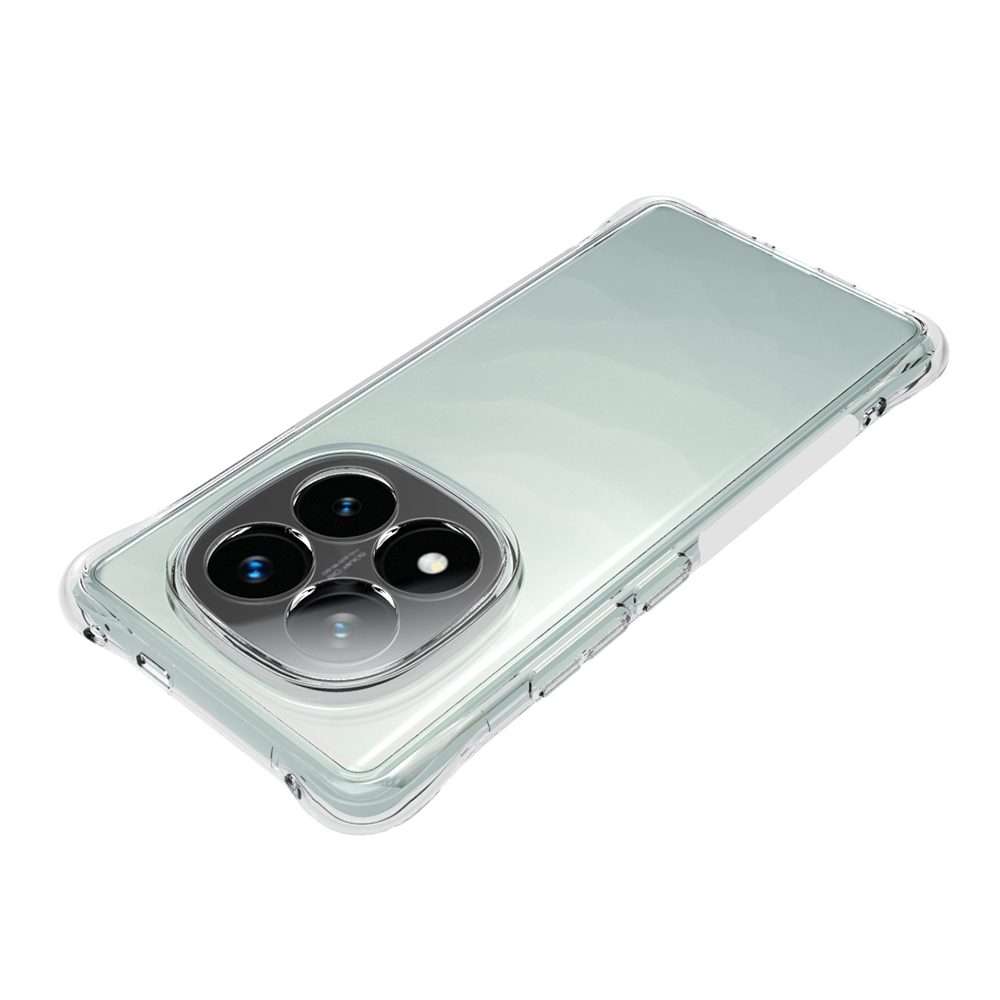 For Redmi Note 14 Pro+ 5G Shockproof Non-slip Thickening TPU Phone Case(Transparent)