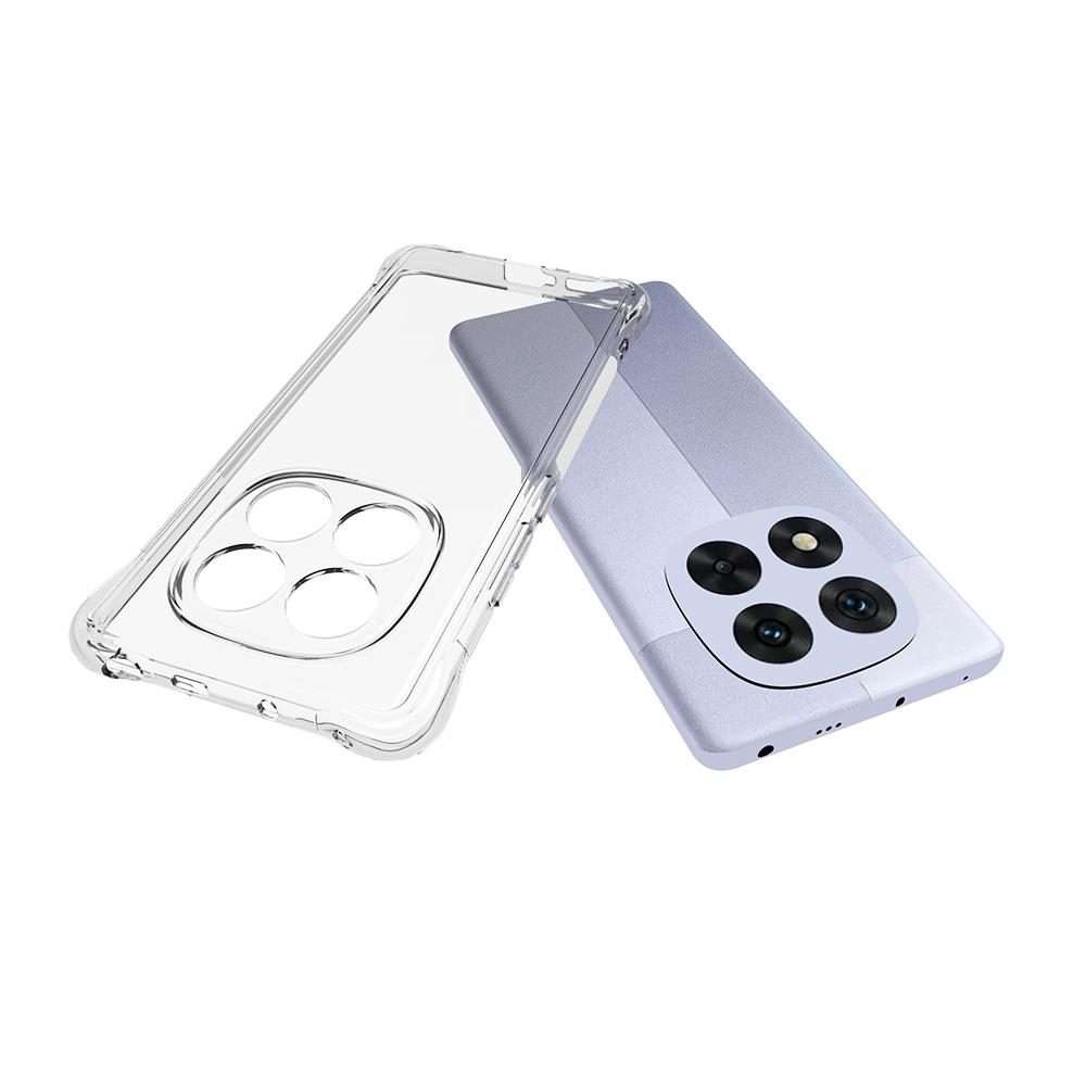 For Redmi Note 14 Pro 4G Shockproof Non-slip Thickening TPU Phone Case(Transparent)
