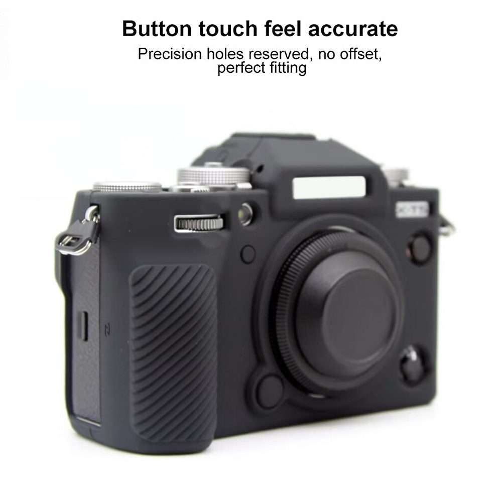 For FUJIFILM X-T5 Soft Silicone Protective Case(Black)