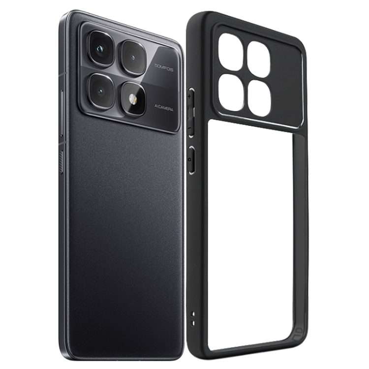 For Redmi K70 Ultra Frosted TPU + Transparent PC Phone Case