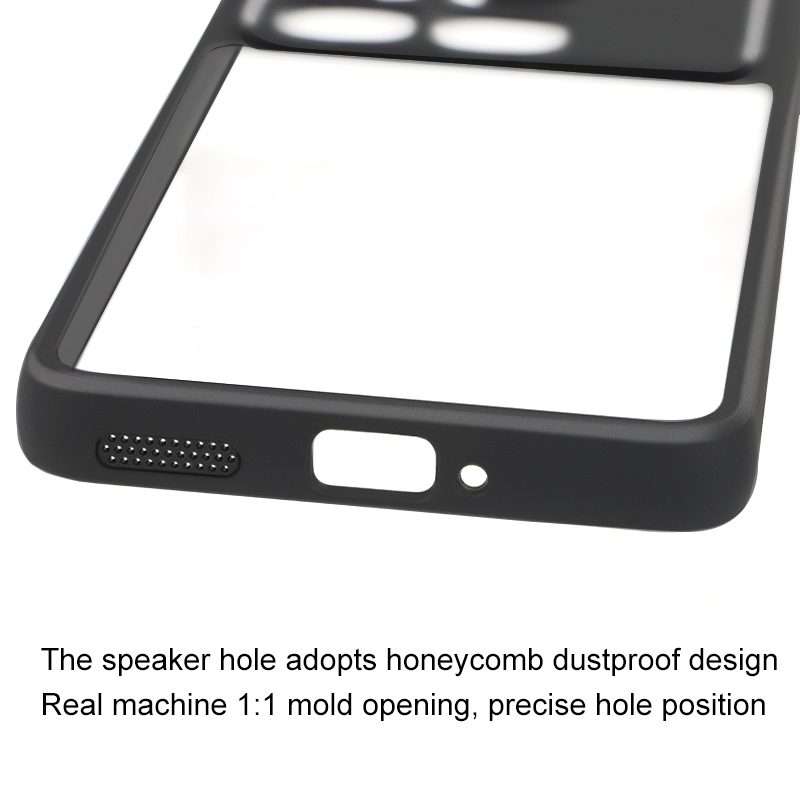 For Redmi K70 Ultra Frosted TPU + Transparent PC Phone Case