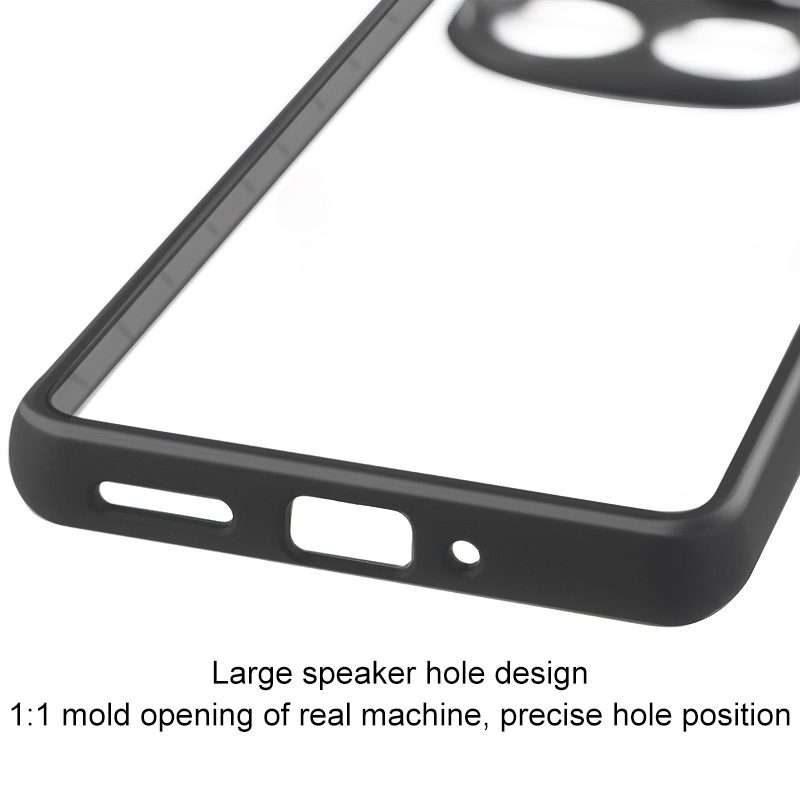 For Redmi Note 14 Pro 5G Frosted TPU + Transparent PC Phone Case