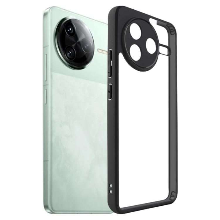 For Redmi K80 Frosted TPU + Transparent PC Phone Case