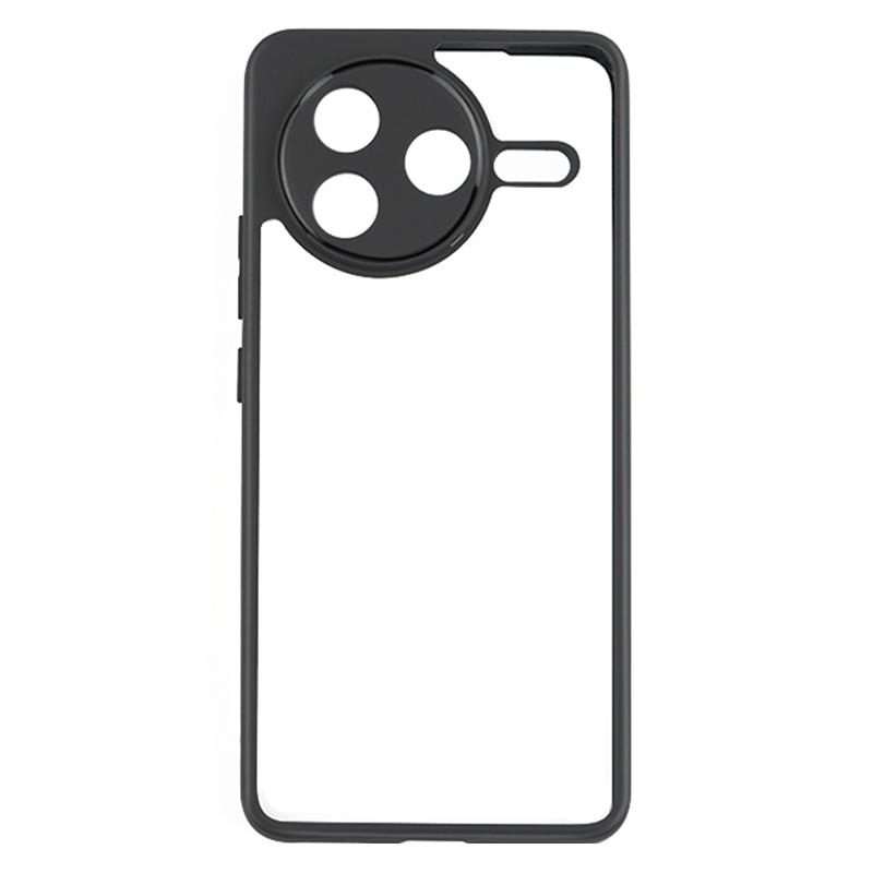 For Redmi K80 Frosted TPU + Transparent PC Phone Case