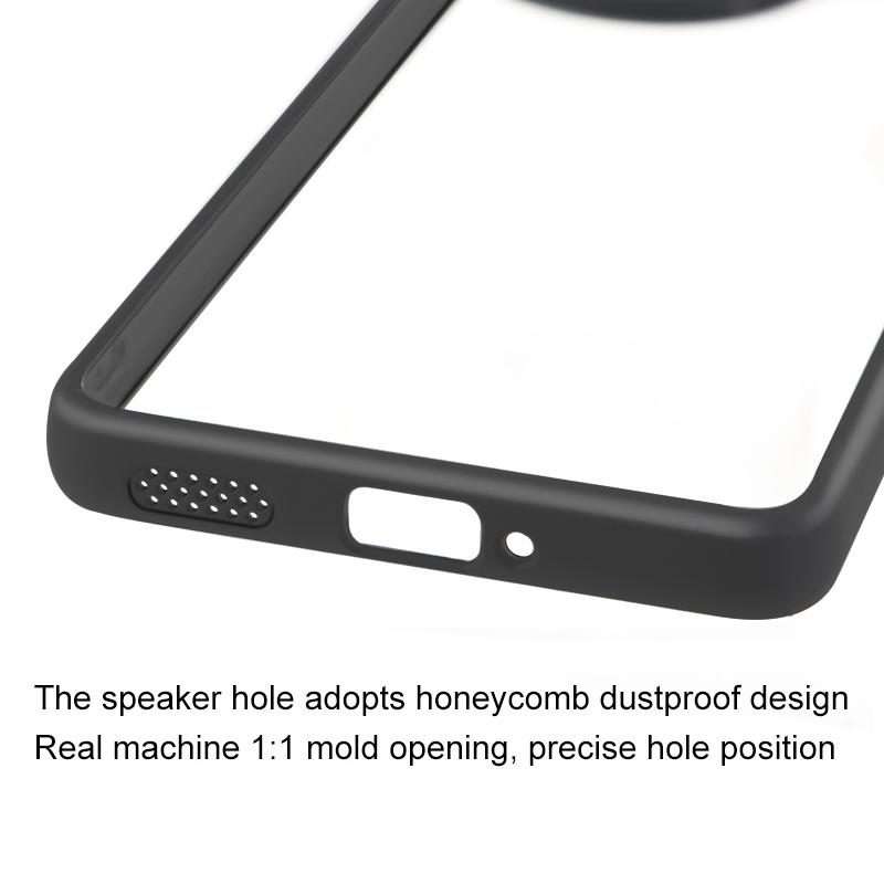 For Redmi K80 Frosted TPU + Transparent PC Phone Case