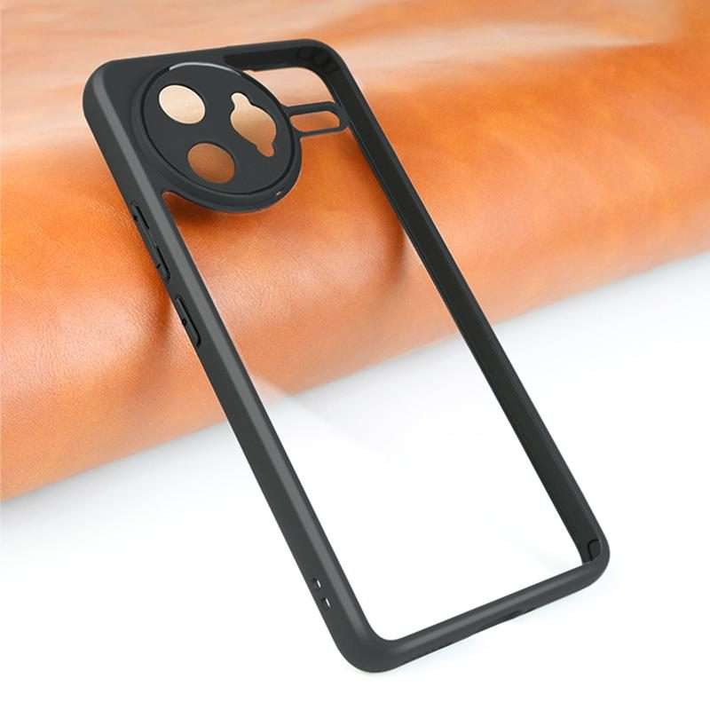 For Redmi K80 Pro Frosted TPU + Transparent PC Phone Case