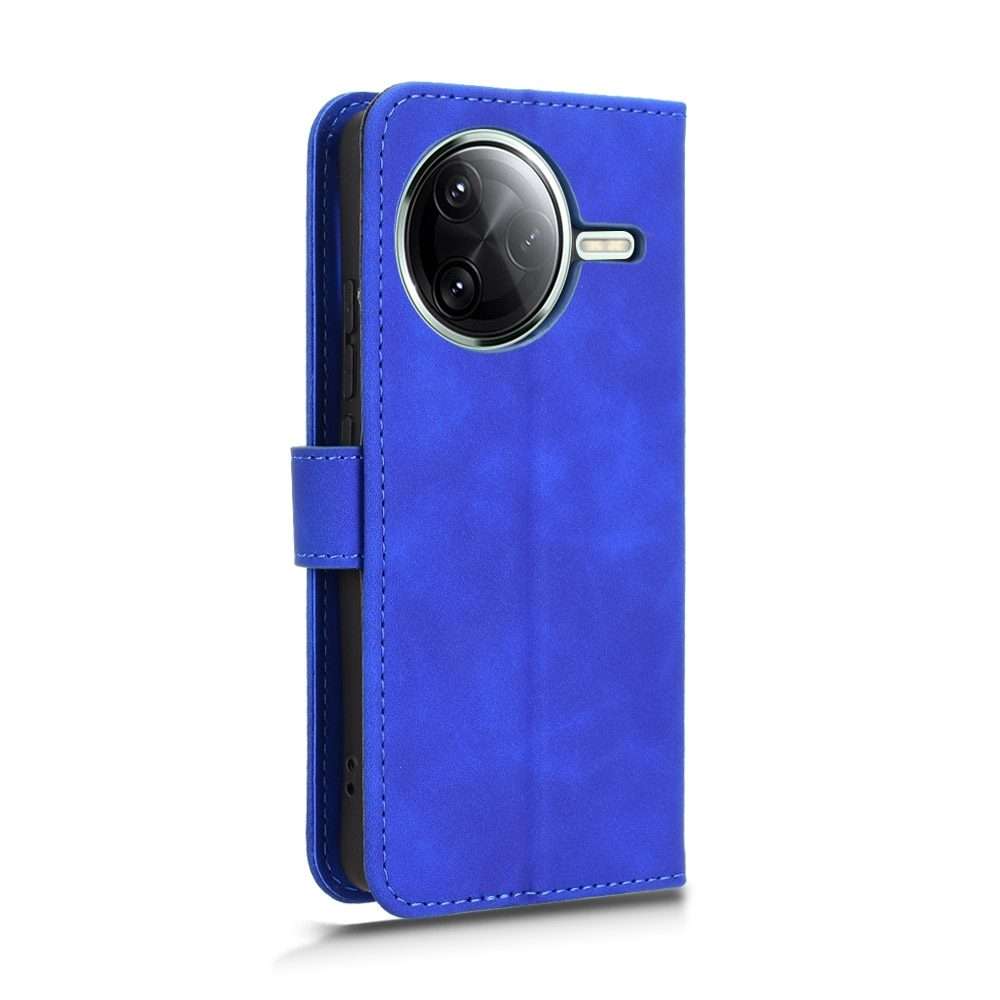 For Redmi K80 Pro Skin Feel Magnetic Flip Leather Phone Case(Blue)