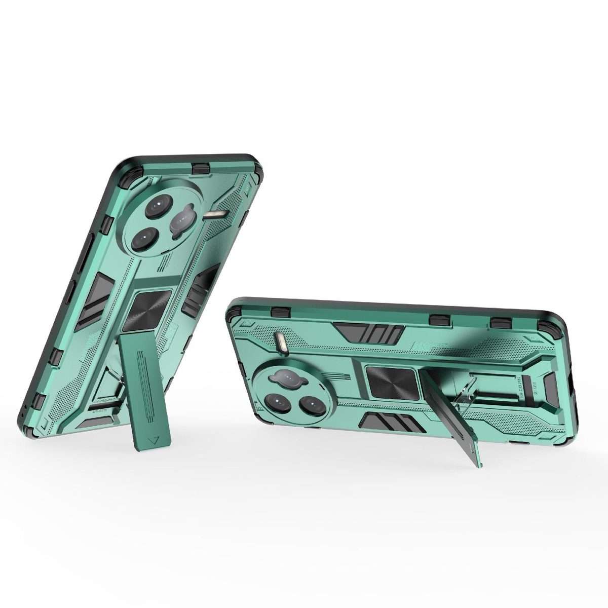 For Redmi K80 Pro Supersonic PC + TPU Holder Phone Case(Green)