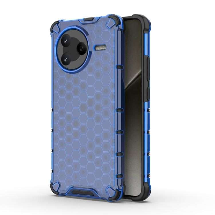 For Redmi K80 / POCO F7 Pro Honeycomb Shockproof Phone Case(Blue)