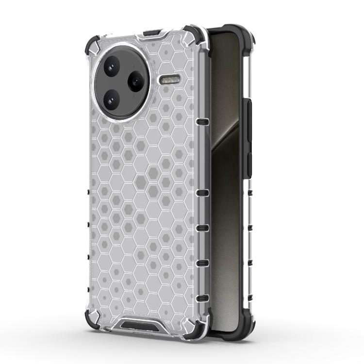 For Redmi K80 Pro / POCO F7 Ultra Honeycomb Shockproof Phone Case(White)