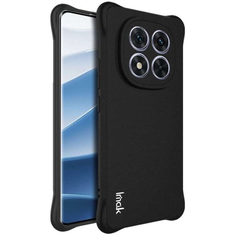 For Redmi Note 14 Pro 5G imak Shockproof Airbag TPU Phone Case(Matte Black)
