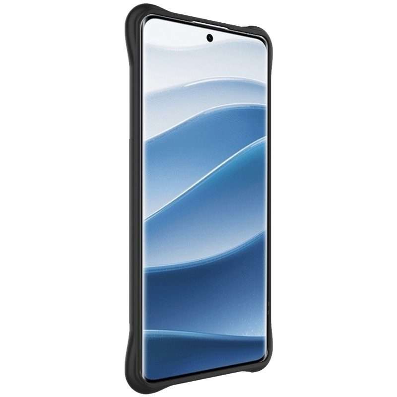 For Redmi Note 14 Pro 5G imak Shockproof Airbag TPU Phone Case(Matte Black)