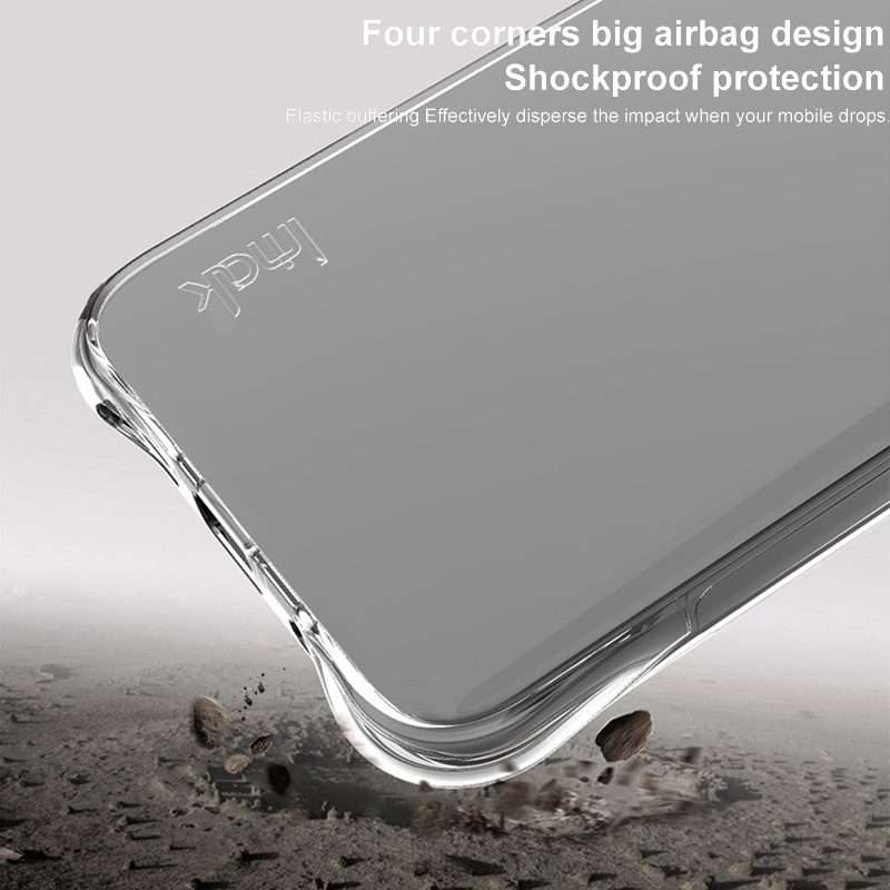For Redmi Note 14 Pro+ 5G imak Shockproof Airbag TPU Phone Case(Transparent)