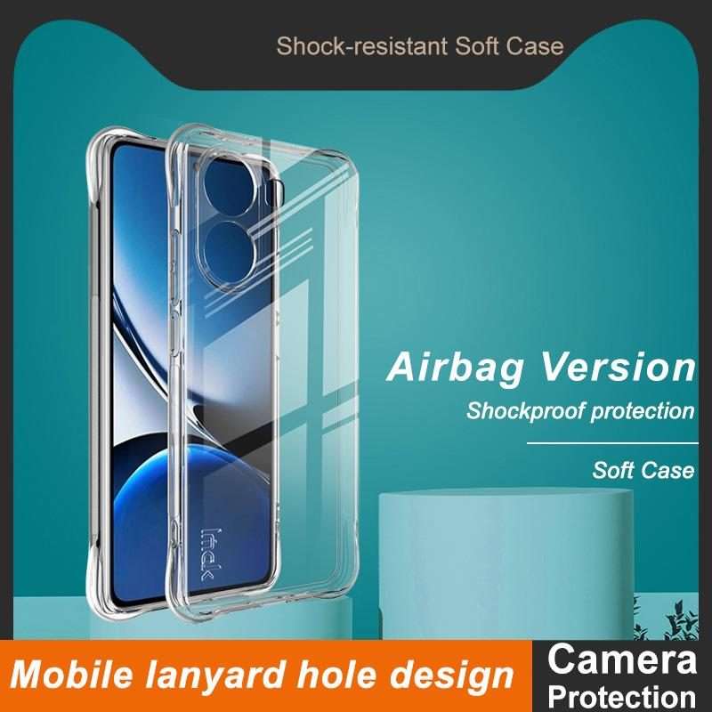 For Redmi Turbo 4 / POCO X7 Pro imak Shockproof Airbag TPU Phone Case(Transparent)