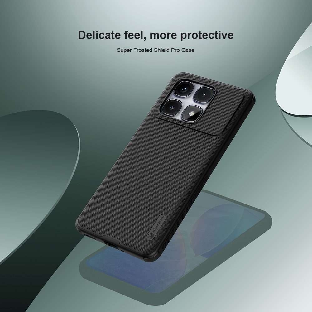For Redmi K70 Ultra NILLKIN Frosted Shield Pro PC + TPU Phone Case(Black)