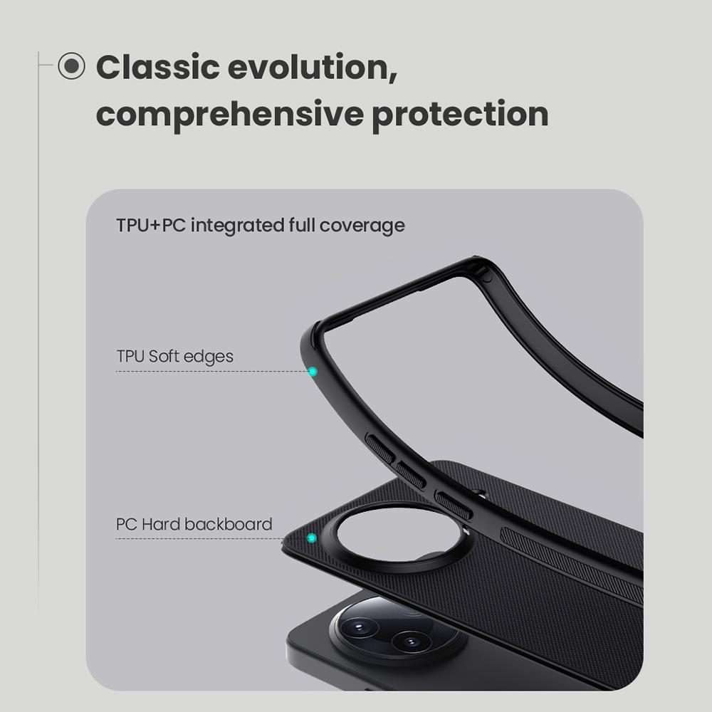 For Redmi K80 NILLKIN Frosted Shield Pro PC + TPU Phone Case(Black)
