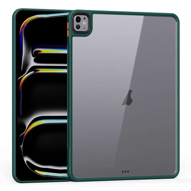 For iPad Pro 13 2025 / 2024 Ming Shield Series PC Hybrid TPU Tablet Case(Green)