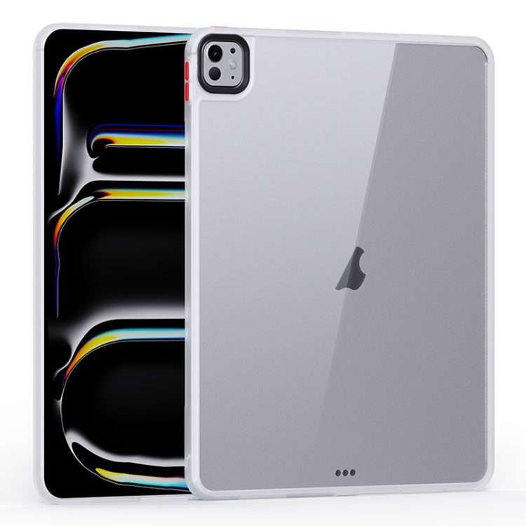 For iPad Pro 13 2025 / 2024 Ming Shield Series PC Hybrid TPU Tablet Case(White)