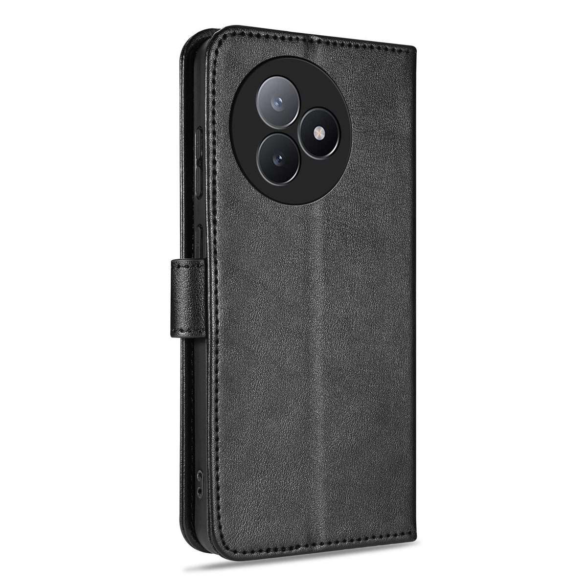 For Redmi K80 Ultra AZNS Sheepskin Texture Flip Leather Phone Case(Black)