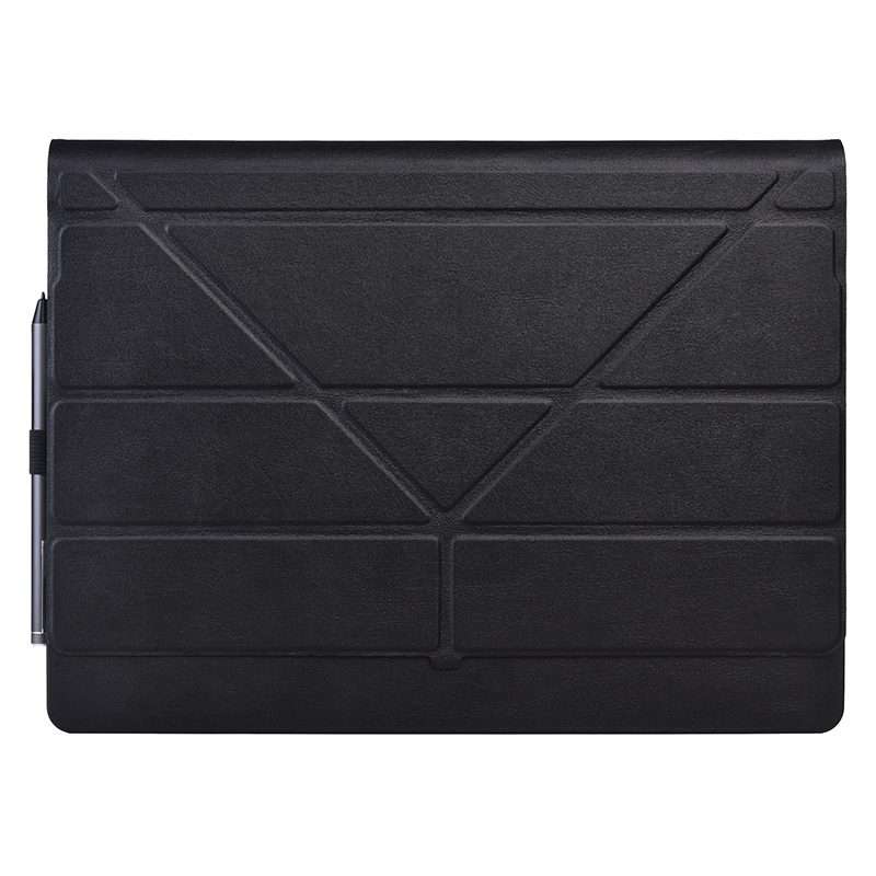 For Microsoft Surface Book 13.5 inch i5 Deformation All-inclusive Leather Laptop Case(Black)