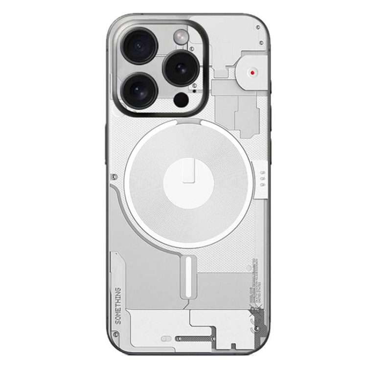 For iPhone 15 Pro Max All-inclusive PET Phone Decal Adhesive Sticker(White)