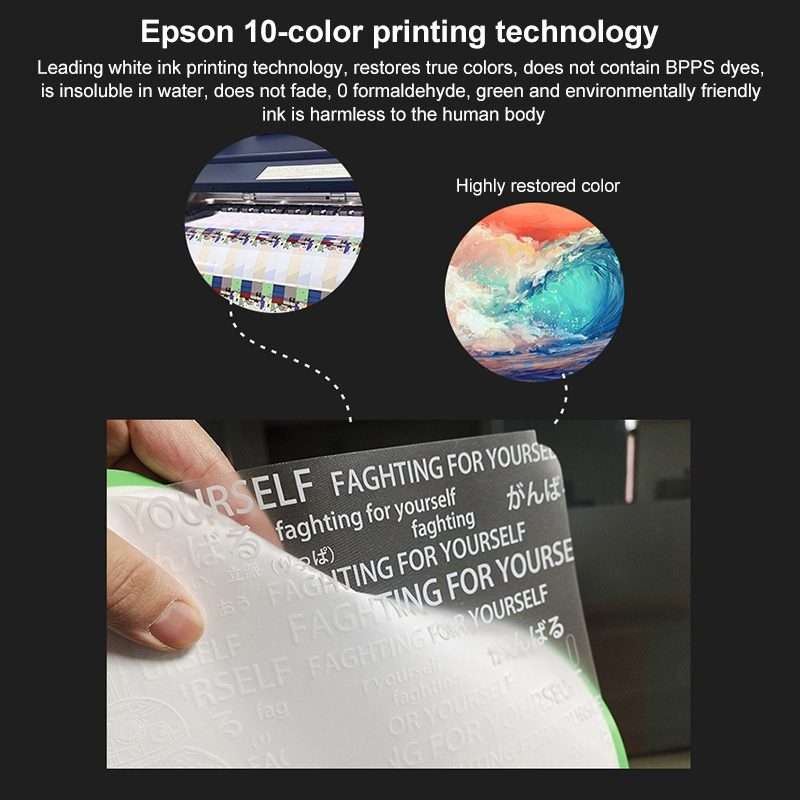 For iPhone 15 Pro Max All-inclusive PET Phone Decal Adhesive Sticker(White)