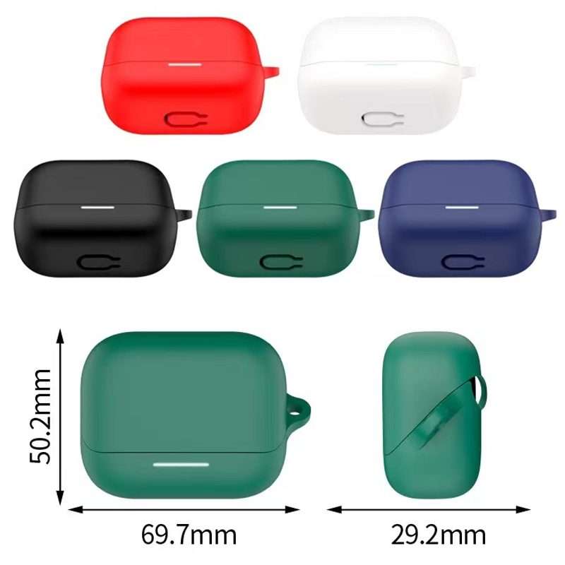 For Anker SoundCore K20i Bluetooth Earphone Silicone Protective Case(White)