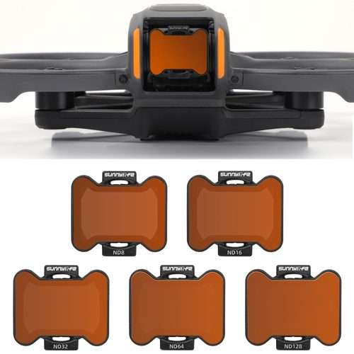 For DJI Avata 2 Sunnylife Camera Lens Filter, Filter:5 in 1 ND8/16/32/64/128