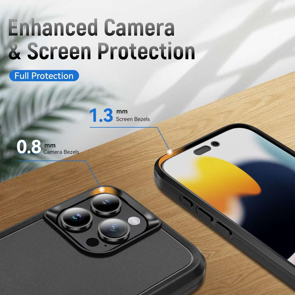 For iPhone 16 Pro Max Pioneer Armor Heavy Duty PC + TPU Phone Case(Black)