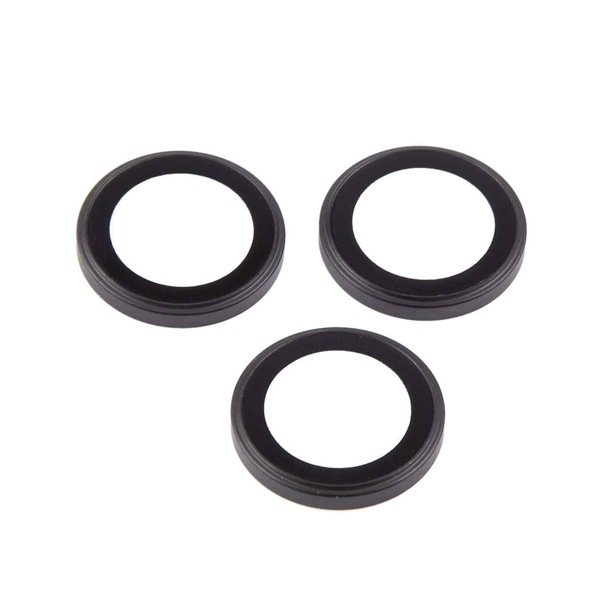 For iPhone 16 Pro / 16 Pro Max Back Camera Cover Tempered Glass Lens Film(Black)