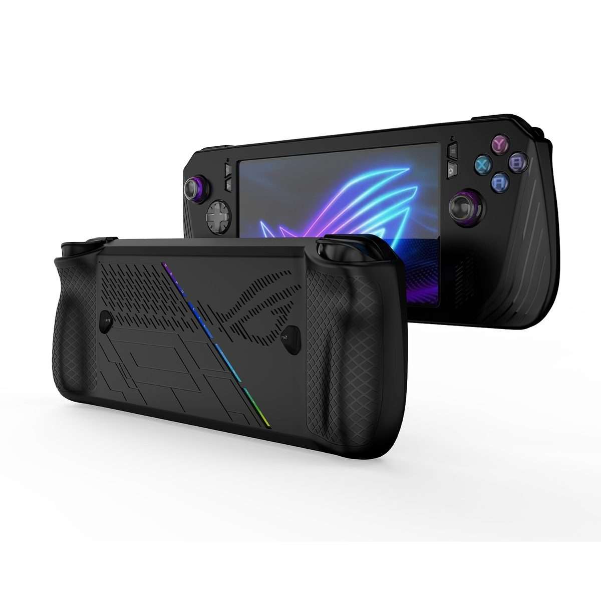 For ASUS ROG Ally X Game Console Silicone Protective Case(Black)
