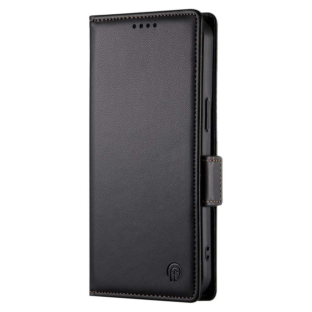 For Redmi K70 Ultra Side Buckle Magnetic Frosted Leather Phone Case(Black)