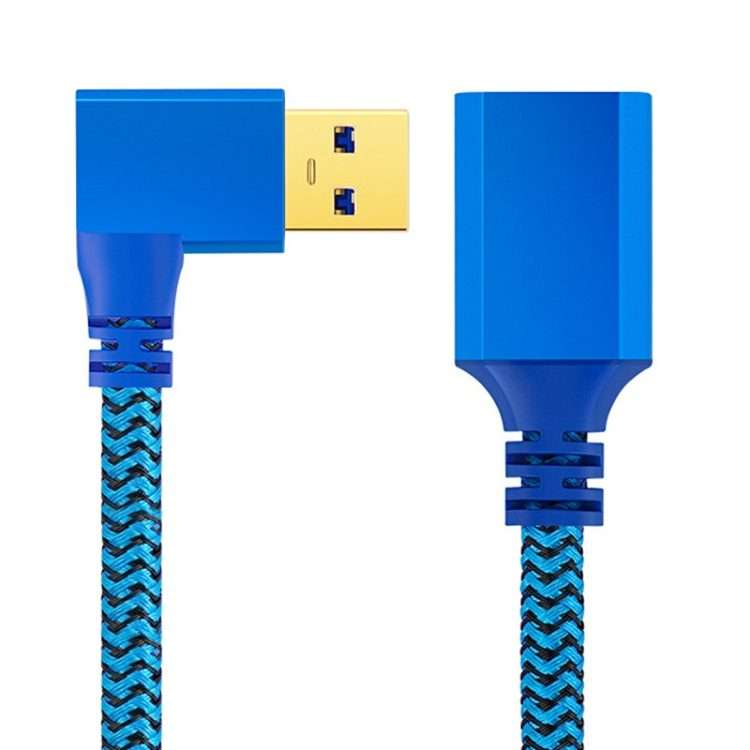 USB 3.0 Female To USB 3.0 Male Side Elbow Extension Cable for USB Disk Mouse / K ... (Right Elbow)
