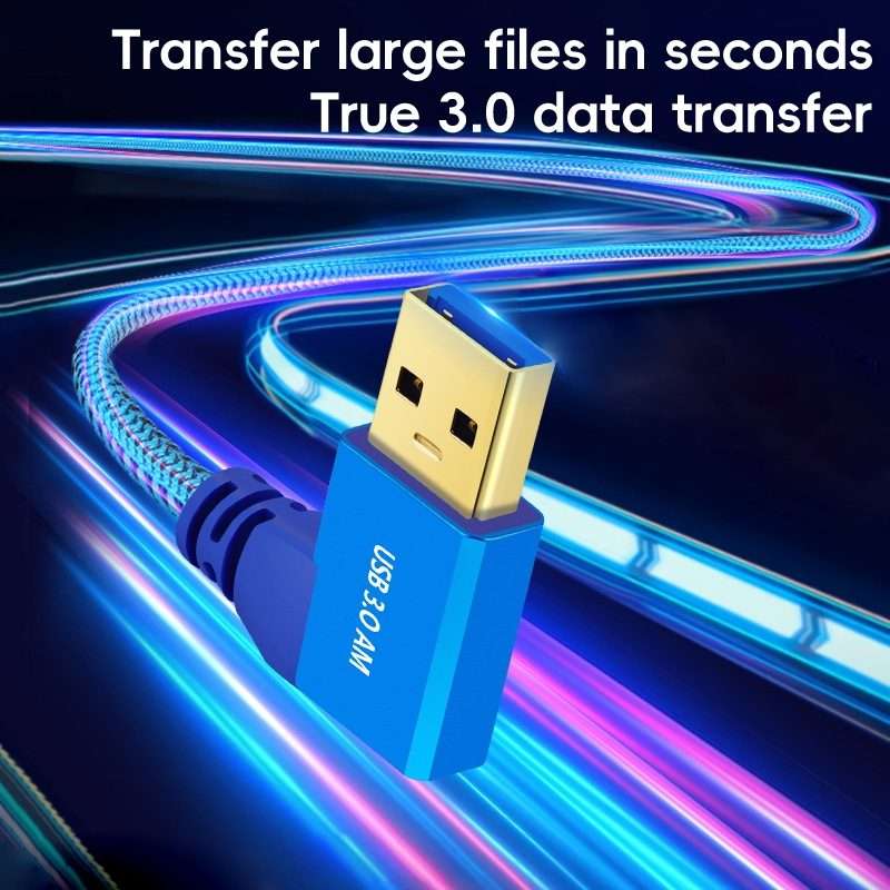 USB 3.0 Female To USB 3.0 Male Side Elbow Extension Cable for USB Disk Mouse / K ... (Right Elbow)