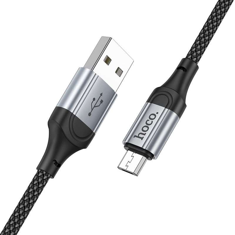 hoco X102 USB to Micro USB Fresh 2.4A Charging Data Cable, Length:1m(Black)