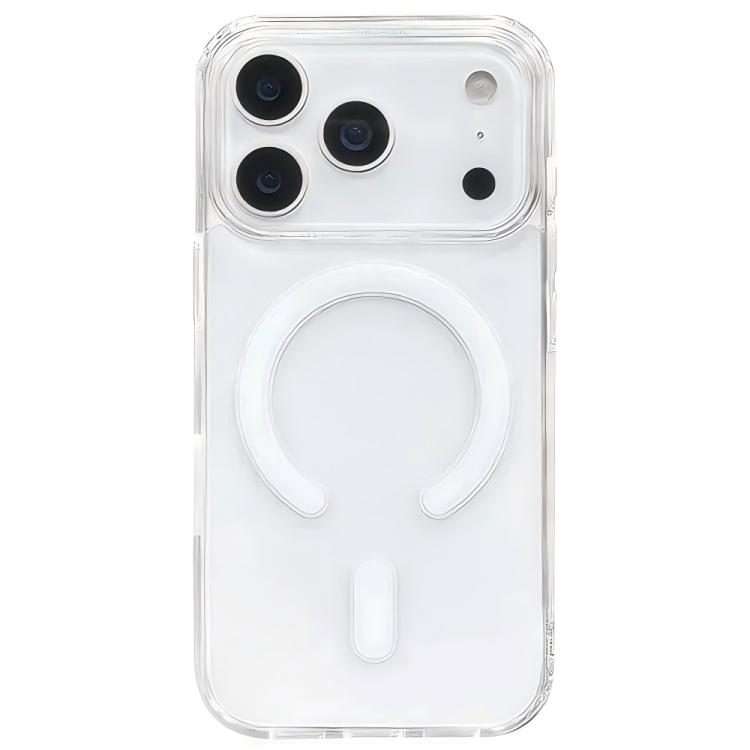 For iPhone 17 Pro Max Clear Acrylic TPU MagSafe Phone Case, Pop-up Animation Version(Transparent)