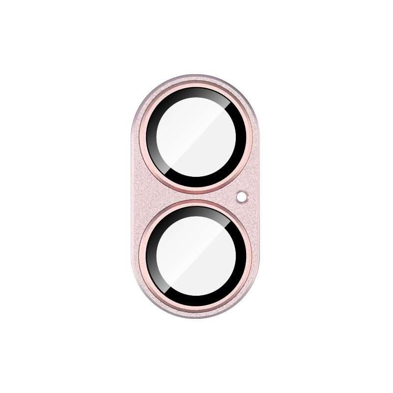 For iPhone 16 / 16 Plus IMAK Metal Armor Premium Camera Protector Film(Pink)