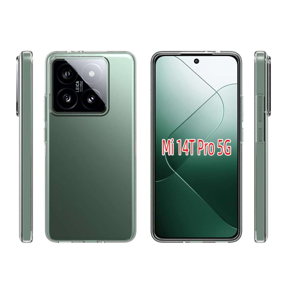 For Xiaomi 14T Pro Waterproof Texture TPU Phone Case(Transparent)